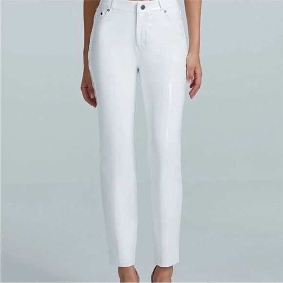 Commando NWT Faux Patent Leather Pant in White Size M - Picture 3 of 7